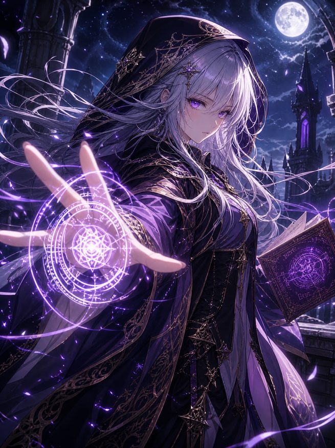 高清3D动漫动漫-魔法少女黑月传说 · 动漫短片